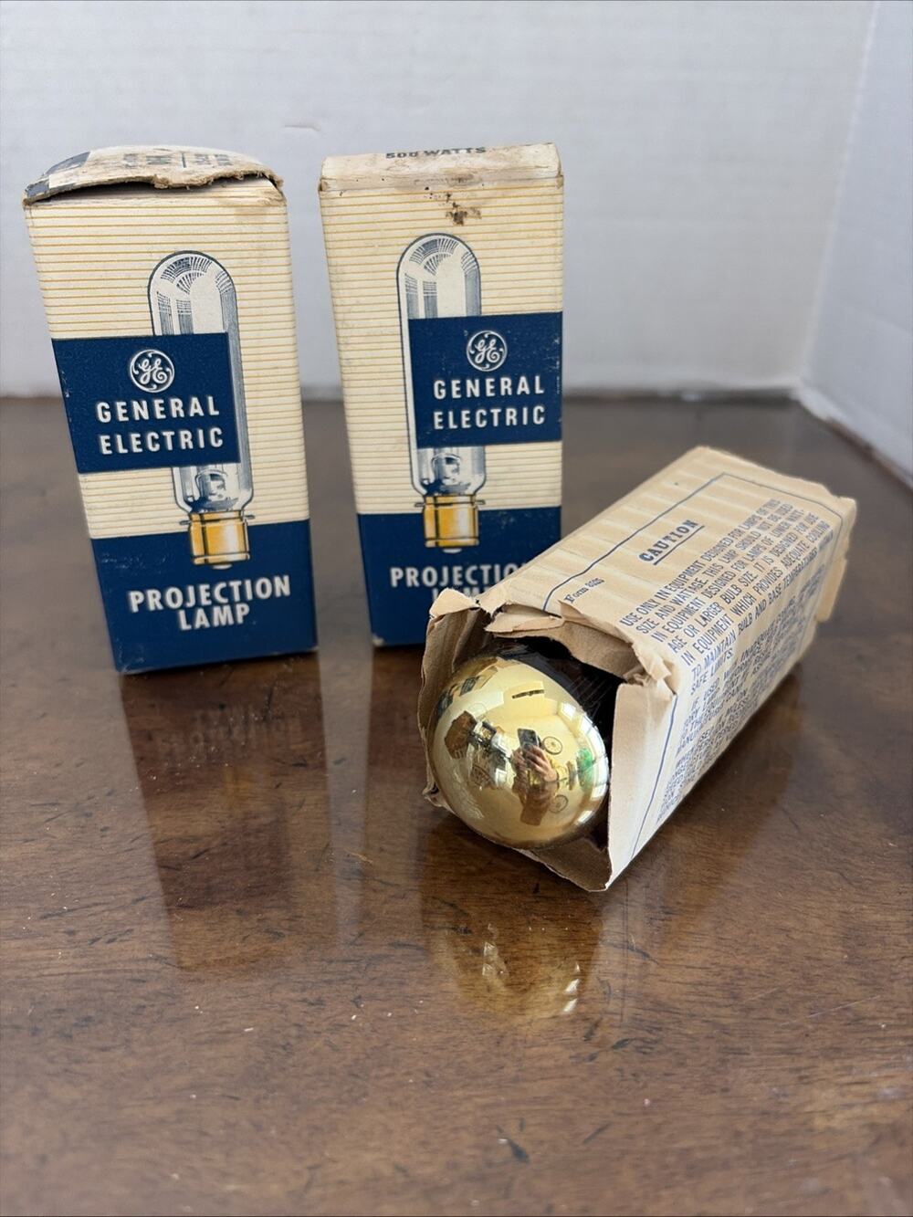 GE DFH 500W 115-120V Projector Projection Bulb Lot Of 2